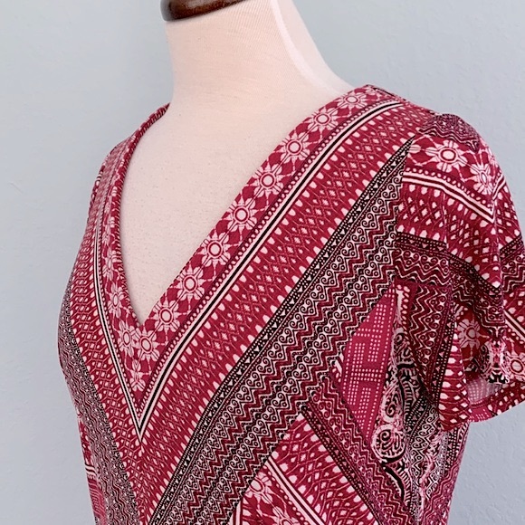 WHBM Mosaic Print Sheath Dress - Picture 6 of 12